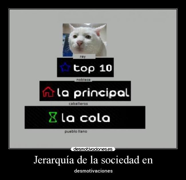 carteles sociedad jerarquia desmotivaciones