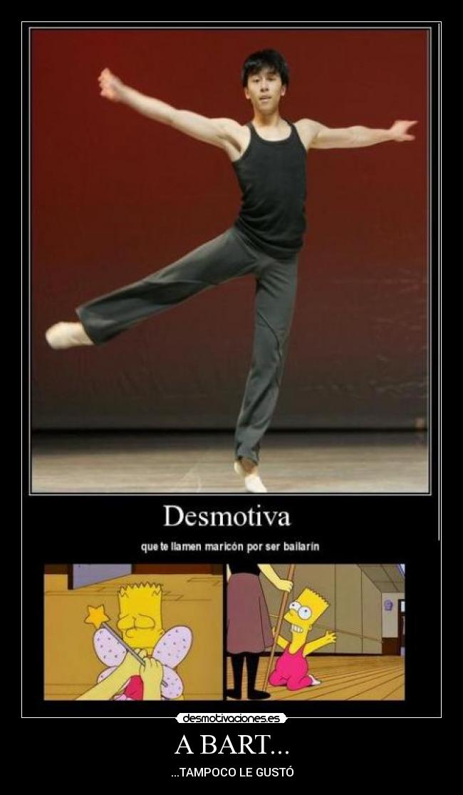 A BART... - ...TAMPOCO LE GUSTÓ