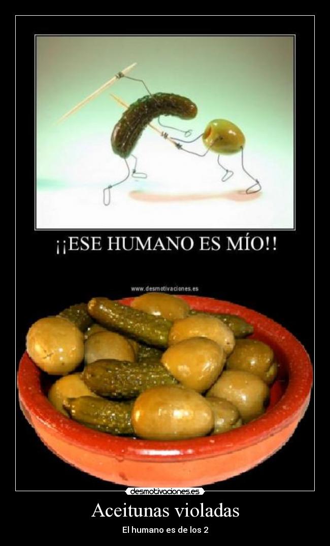 Aceitunas violadas -