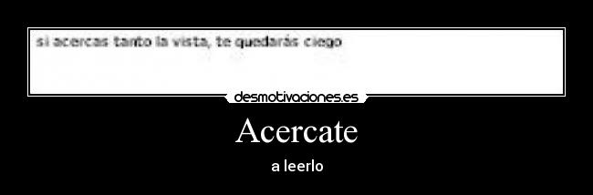 Acercate -