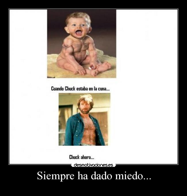 Siempre ha dado miedo... -