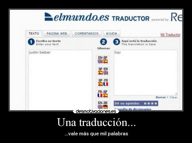 Una traducción... - 