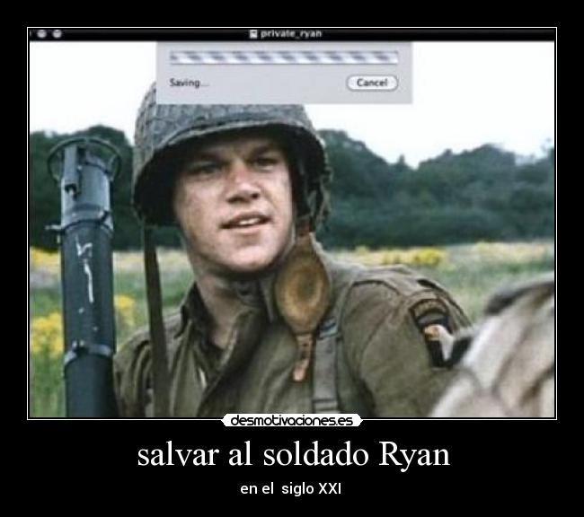salvar al soldado Ryan -
