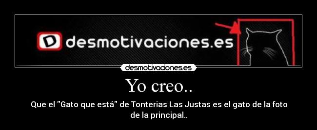 Yo creo.. -