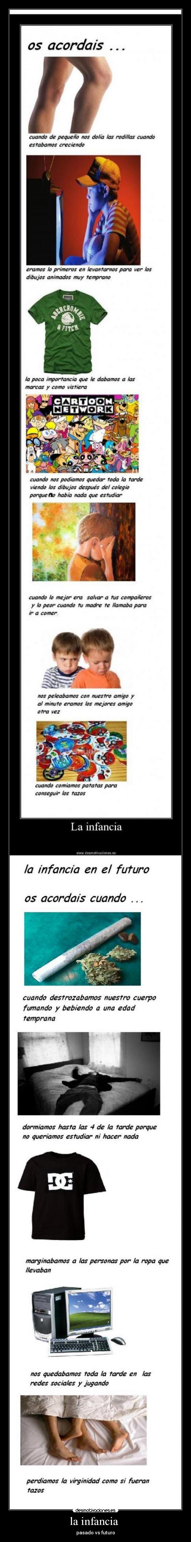 la infancia - pasado vs futuro