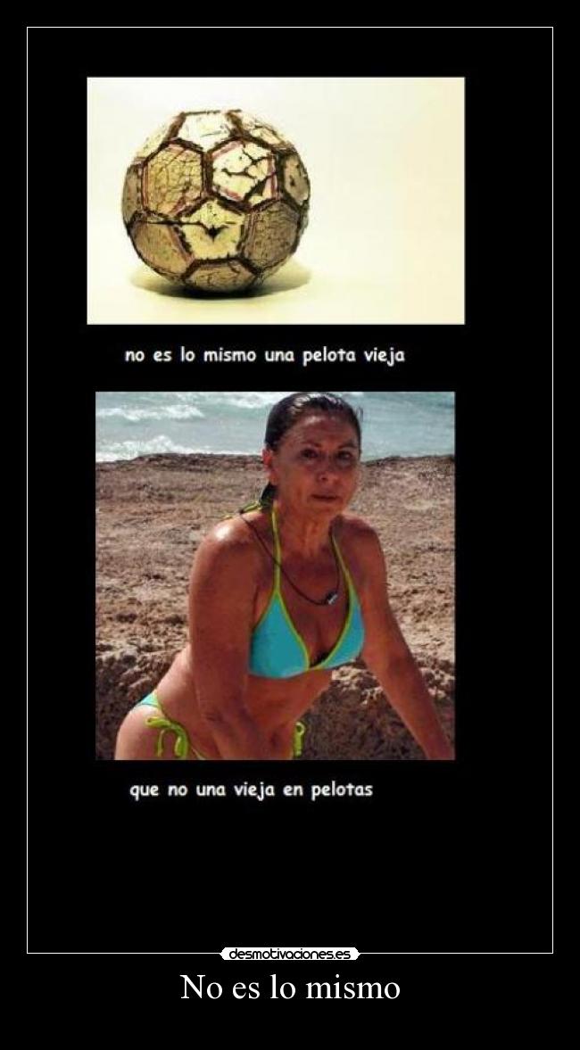 No es lo mismo - 