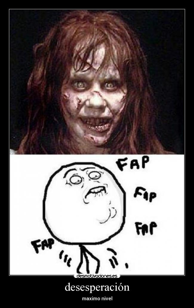 desesperación -