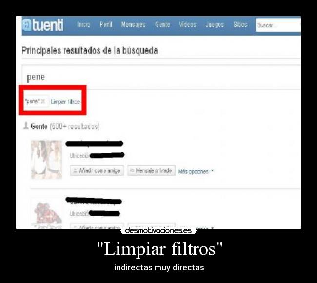 Limpiar filtros -