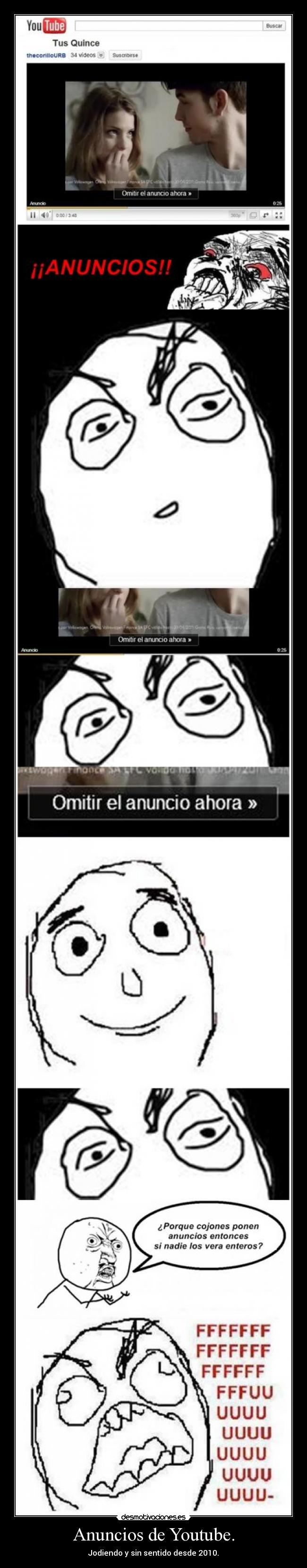 Anuncios de Youtube. -