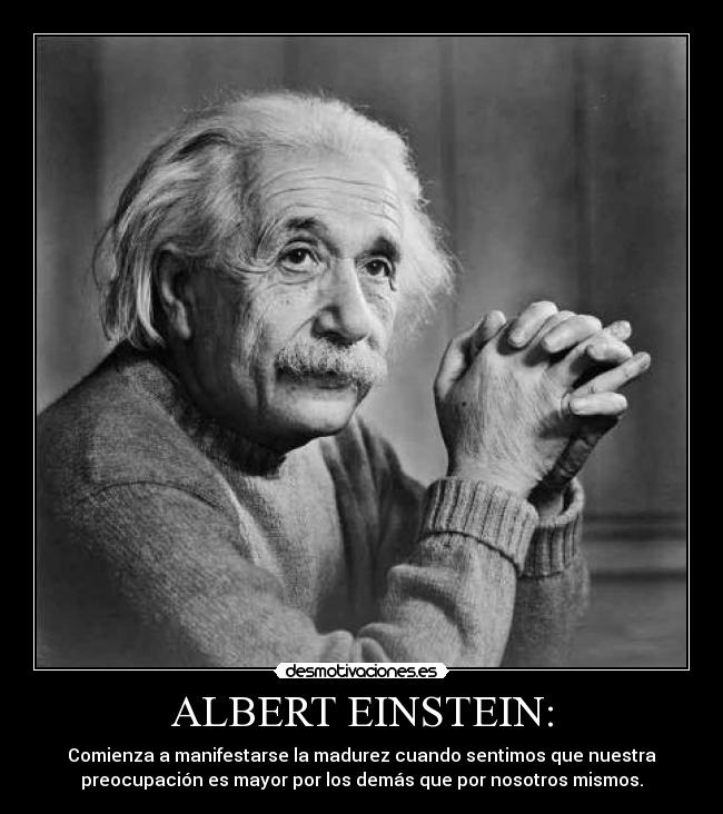 ALBERT EINSTEIN: - 