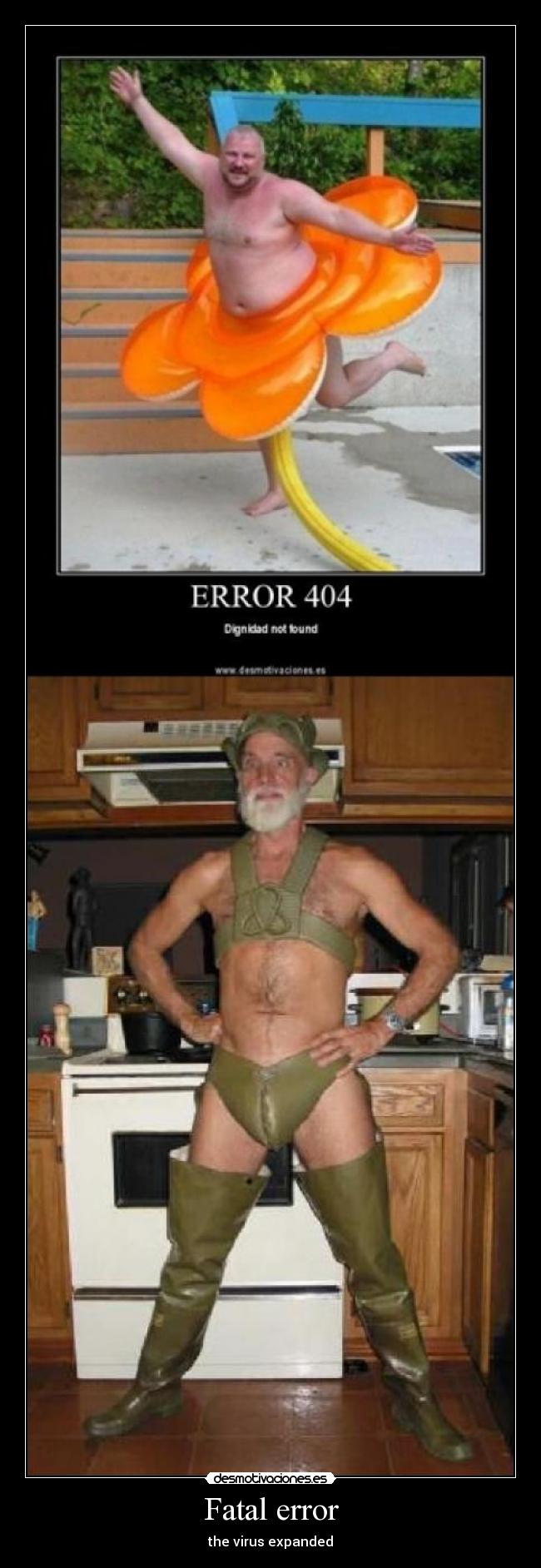 Fatal error - the virus expanded