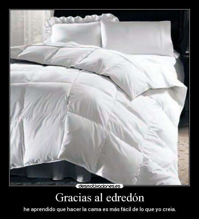 Gracias al edredón - 