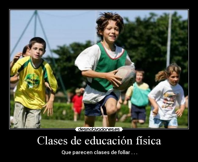 Clases de educación física -