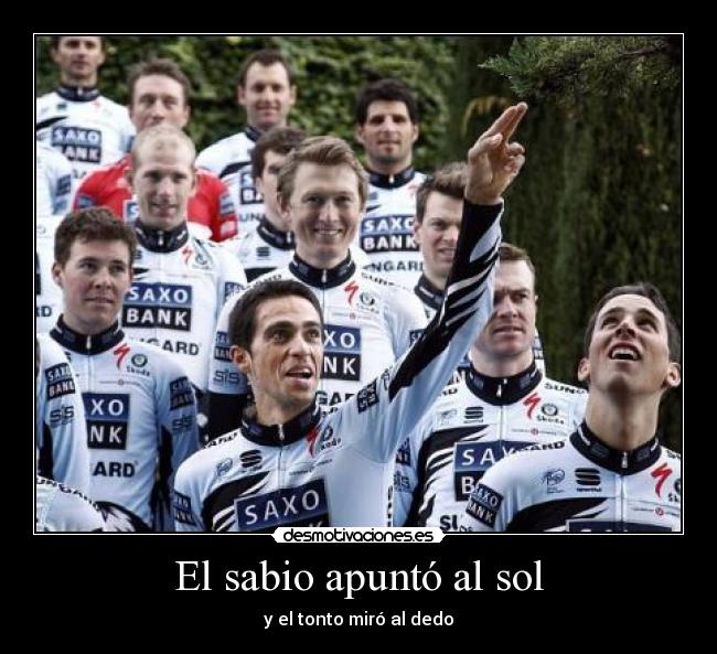 El sabio apuntó al sol - 