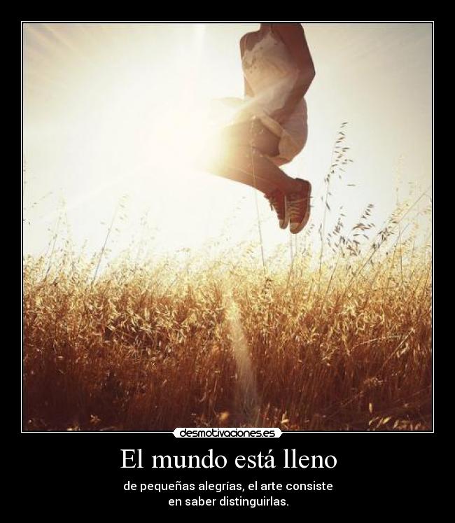 El mundo está lleno -