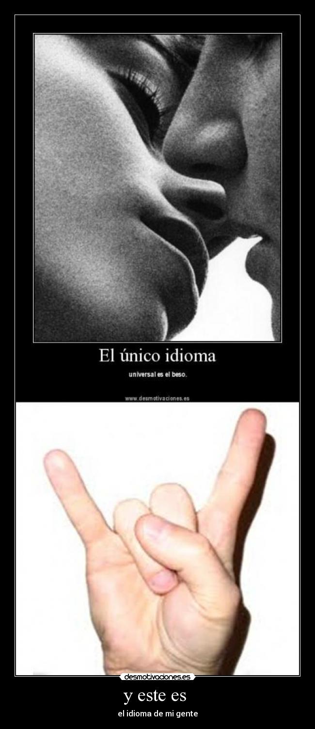 carteles rock metal idioma desmotivaciones