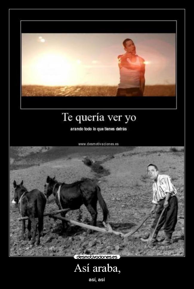 Así araba, - así, así ♫