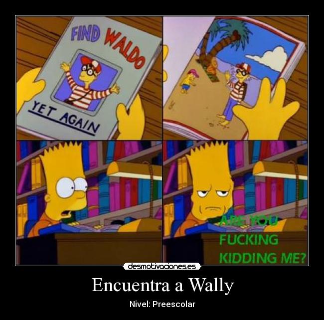 Encuentra a Wally - Nivel: Preescolar