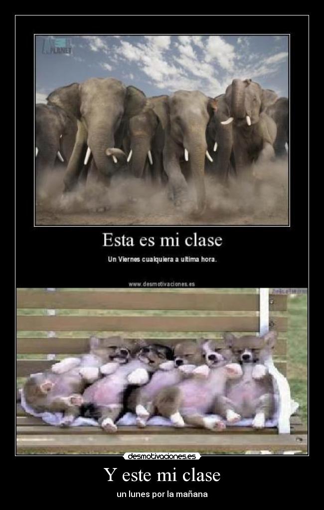 Y este mi clase -