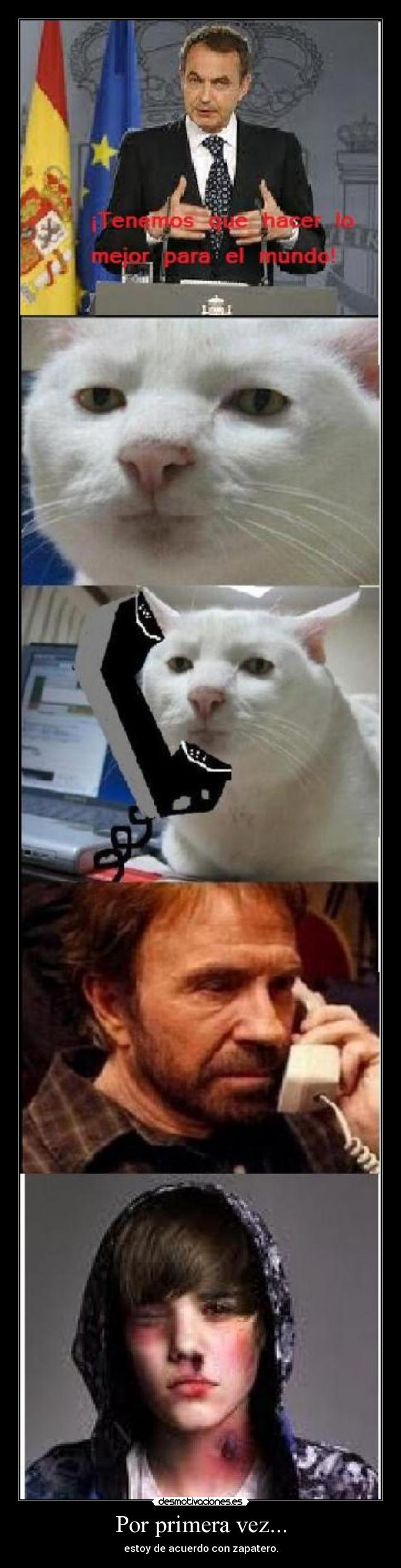 Por primera vez... -