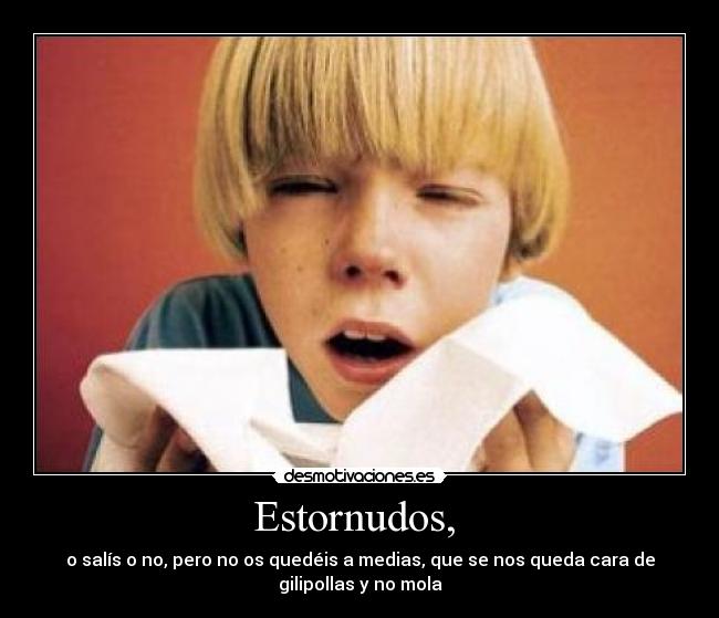 Estornudos,  - 