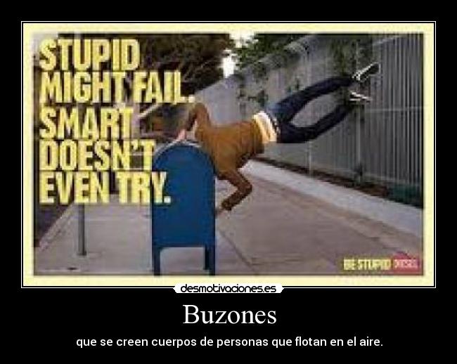 Buzones - que se creen cuerpos de personas que flotan en el aire.