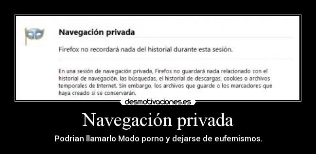 Navegación privada - 