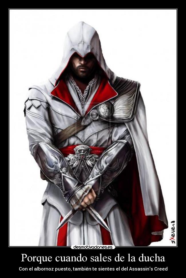 Porque cuando sales de la ducha -