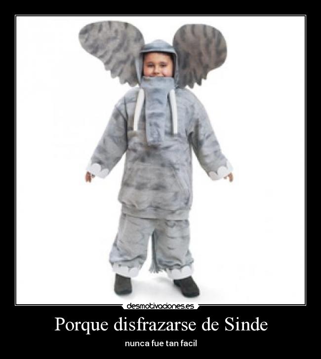 Porque disfrazarse de Sinde - nunca fue tan facil