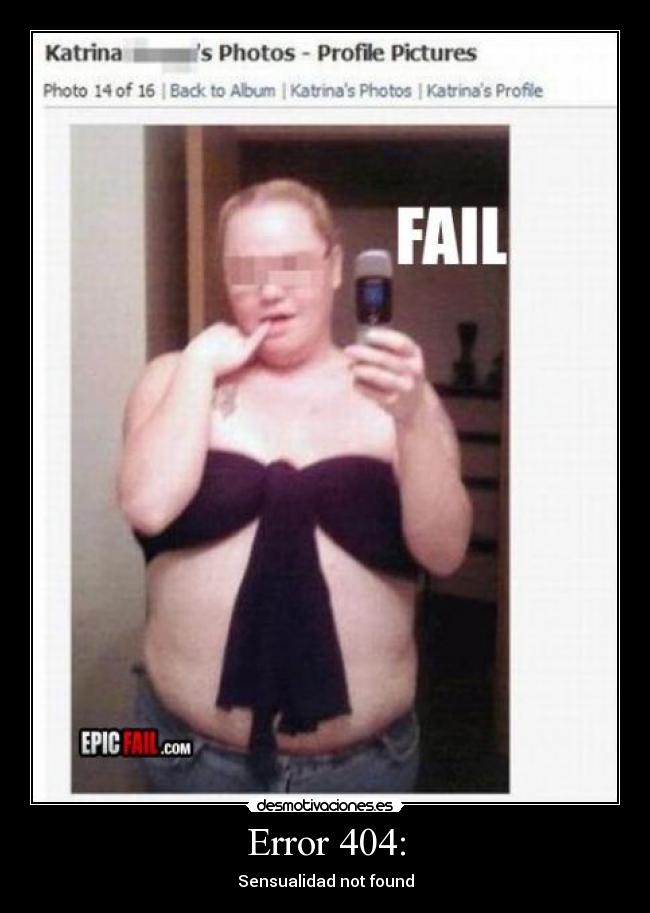 Error 404: - Sensualidad not found