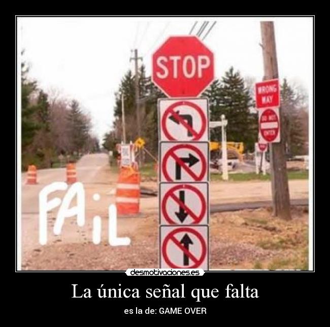 La única señal que falta -