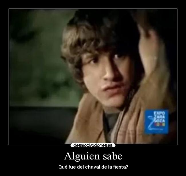 Alguien sabe - 