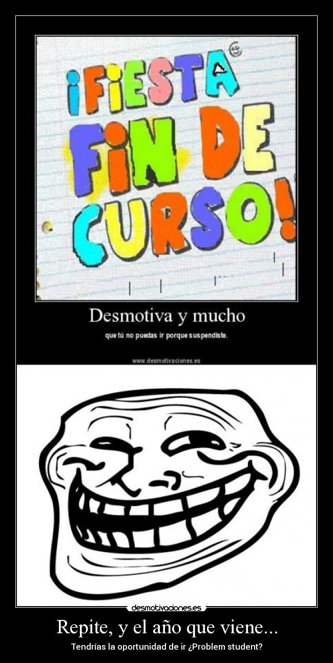 Repite, y el año que viene... - 