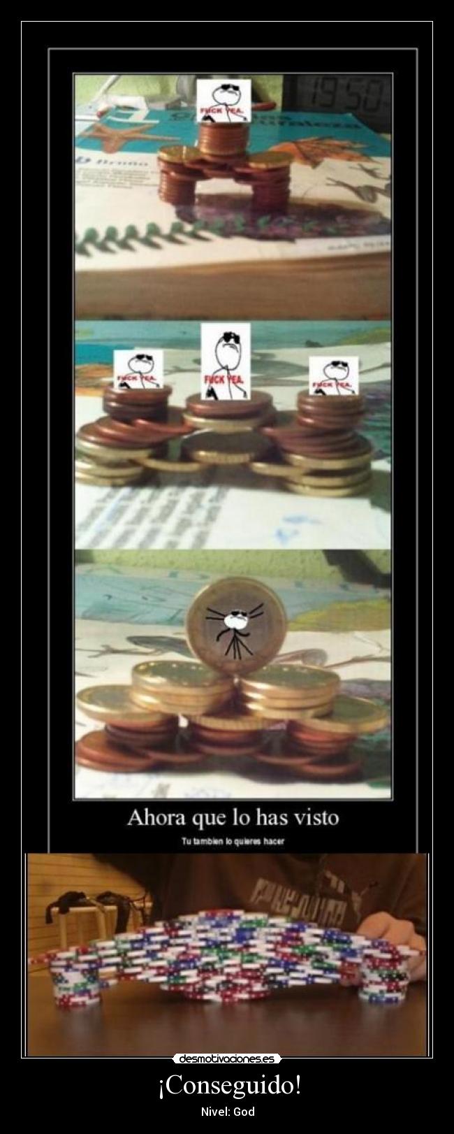 ¡Conseguido! - Nivel: God