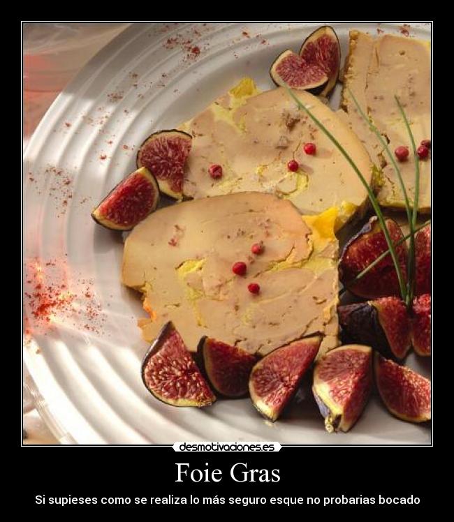 Foie Gras - Si supieses como se realiza lo más seguro esque no probarias bocado