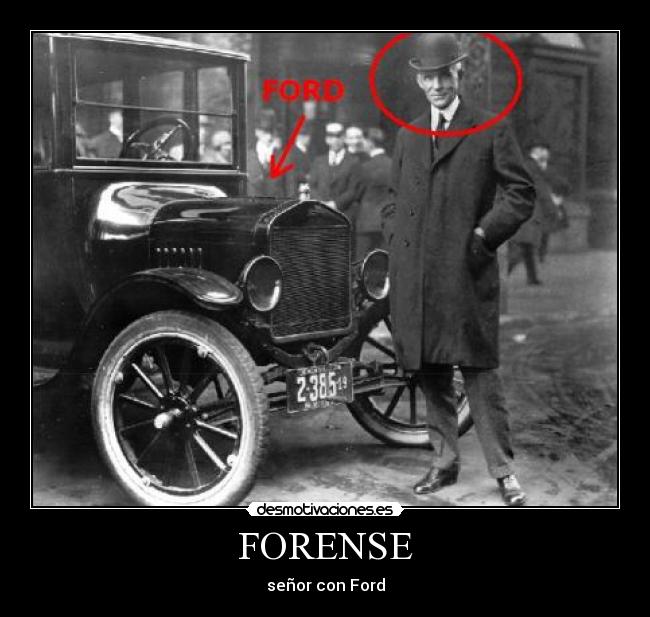 FORENSE - señor con Ford