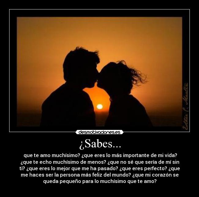 ¿Sabes... - 