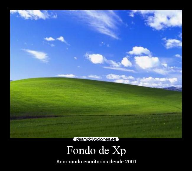 Fondo de Xp - Adornando escritorios desde 2001