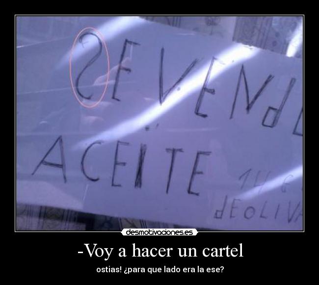 carteles  desmotivaciones