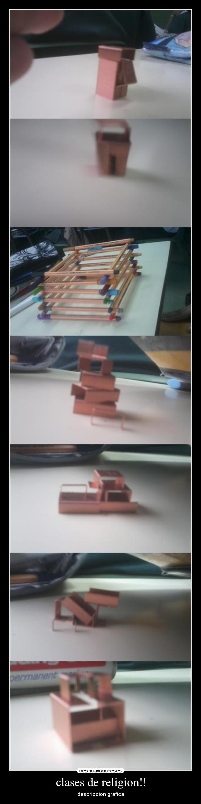 clases de religion!! - descripcion grafica