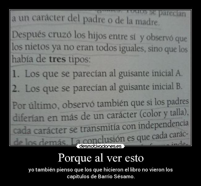 Porque al ver esto - 