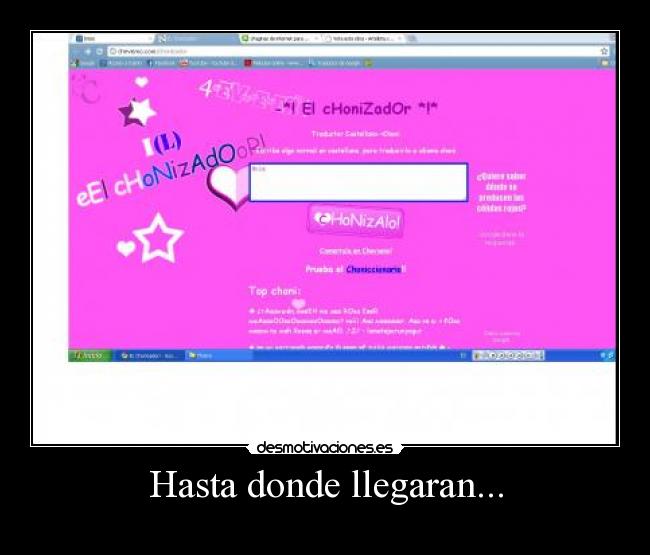 Hasta donde llegaran... - 