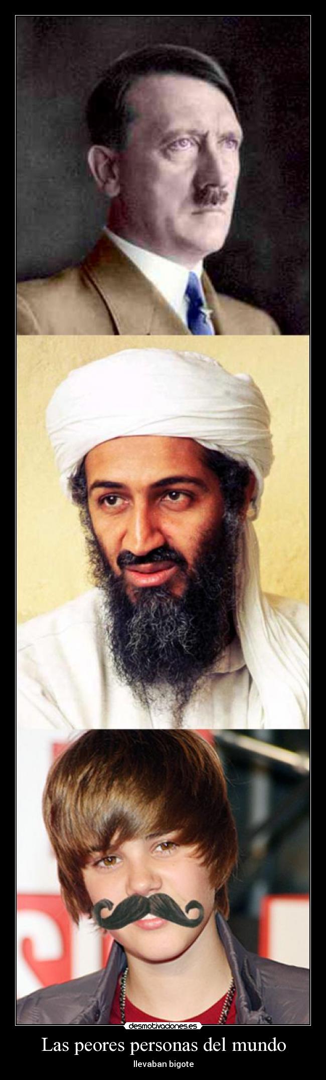 Las peores personas del mundo - llevaban bigote
