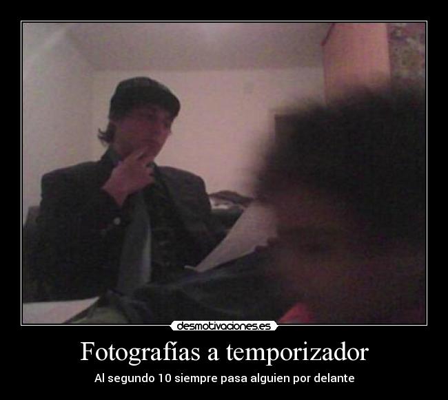 Fotografías a temporizador -