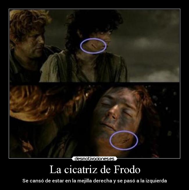 carteles frodo desmotivaciones