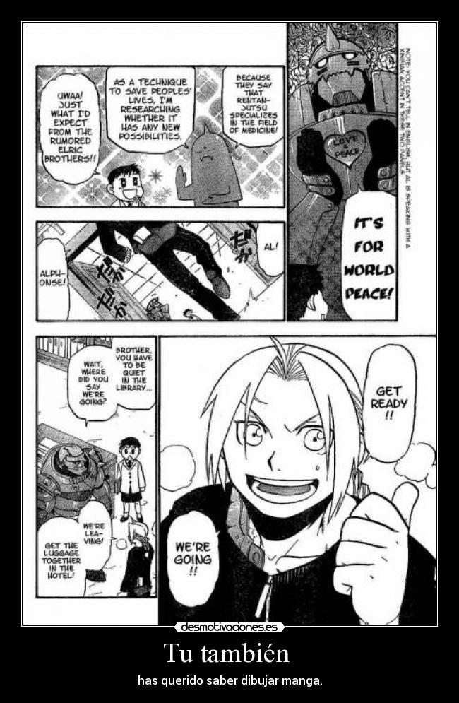 Tu también  - has querido saber dibujar manga.