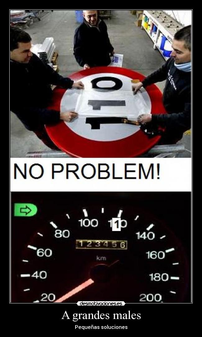 A grandes males - Pequeñas soluciones