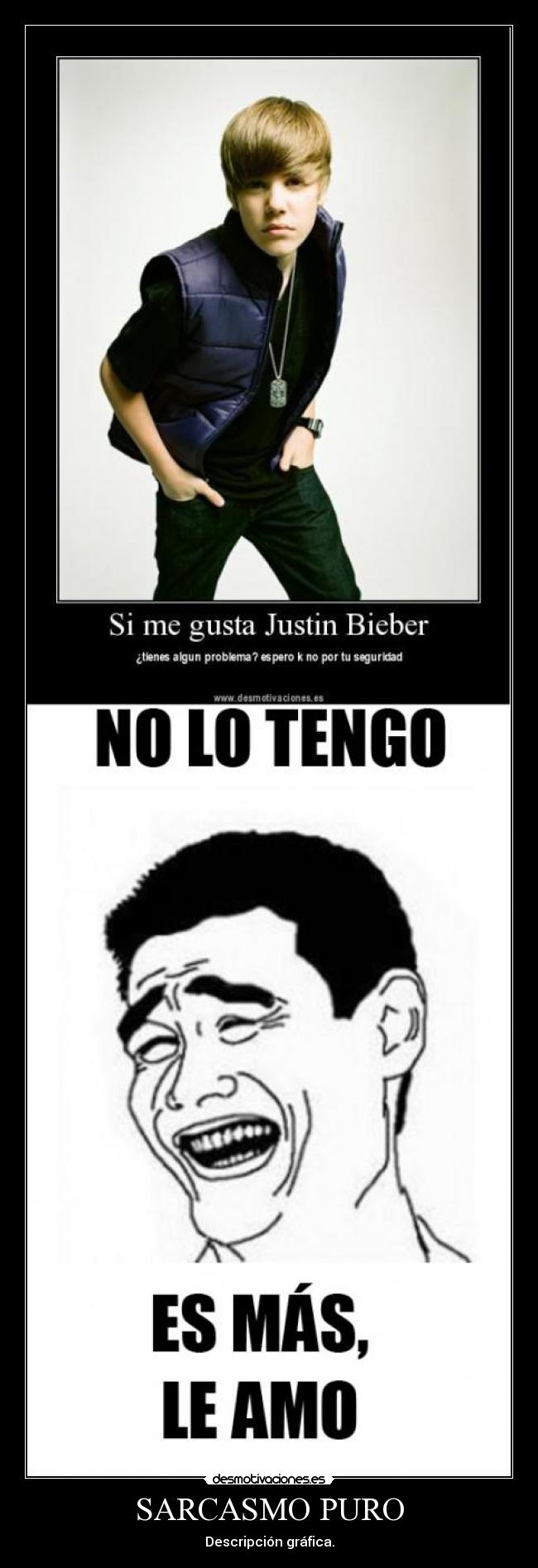 SARCASMO PURO - Descripción gráfica.