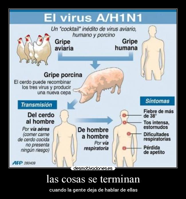 las cosas se terminan - cuando la gente deja de hablar de ellas
