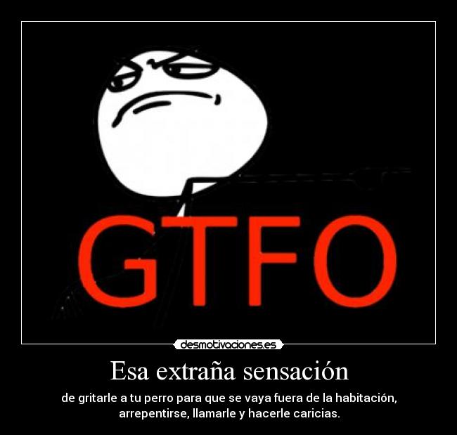 Esa extraña sensación -